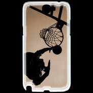 Coque Samsung Galaxy Note 2 Basket en noir et blanc