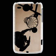 Coque HTC Wildfire G8 Basket en noir et blanc