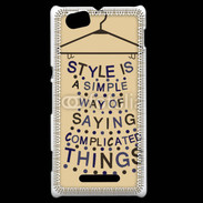 Coque Sony Xperia M Stylisme 5