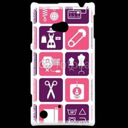 Coque Nokia Lumia 720 Fond symboles couturière