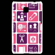 Coque LG Optimus L3 II Fond symboles couturière