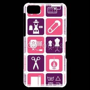 Coque Blackberry Z10 Fond symboles couturière