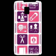 Coque LG P990 Fond symboles couturière