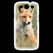 Coque Samsung Galaxy S3 Portrait d'un renard