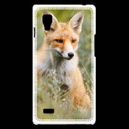 Coque LG Optimus L9 Portrait d'un renard