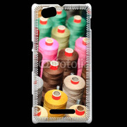 Coque Sony Xperia M Fils à couture