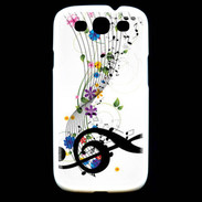 Coque Samsung Galaxy S3 Farandole de notes de musique 1