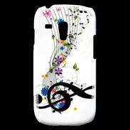 Coque Samsung Galaxy S3 Mini Farandole de notes de musique 1