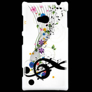 Coque Nokia Lumia 720 Farandole de notes de musique 1