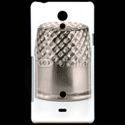 Coque Sony Xperia T Dés de couture