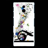 Coque Sony Xperia P Farandole de notes de musique 1