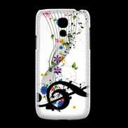 Coque Samsung Galaxy S4mini Farandole de notes de musique 1