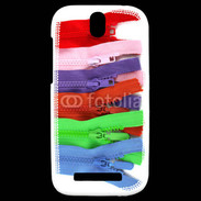 Coque HTC One SV Fermetures éclaires coutures