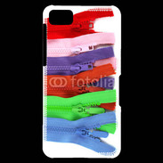 Coque Blackberry Z10 Fermetures éclaires coutures