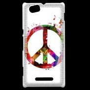 Coque Sony Xperia M Symbole de la paix 5