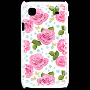 Coque Samsung Galaxy S Vintage Rose 3