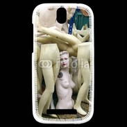 Coque HTC One SV Mannequin bustes couture