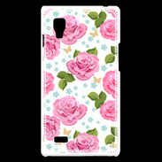 Coque LG Optimus L9 Vintage Rose 3