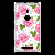 Coque Nokia Lumia 925 Vintage Rose 3