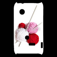 Coque Sony Xperia Typo Tricot et couture