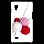 Coque LG Optimus L9 Tricot et couture