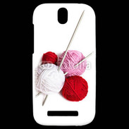 Coque HTC One SV Tricot et couture