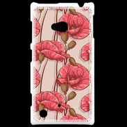 Coque Nokia Lumia 720 Fleurs vintage 2