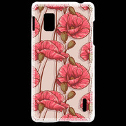 Coque LG Optimus G Fleurs vintage 2