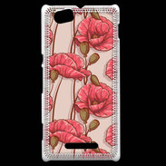 Coque Sony Xperia M Fleurs vintage 2