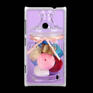 Coque Nokia Lumia 520 Bonbonne de ruban couture 