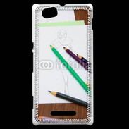 Coque Sony Xperia M Patron de couture 2