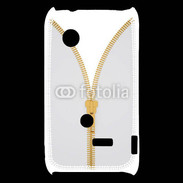 Coque Sony Xperia Typo Fermetures éclaires coutures 2