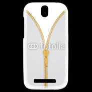 Coque HTC One SV Fermetures éclaires coutures 2