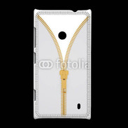 Coque Nokia Lumia 520 Fermetures éclaires coutures 2