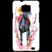 Coque Samsung Galaxy S2 Equitation en peinture 10