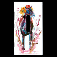 Coque Nokia Lumia 920 Equitation en peinture 10