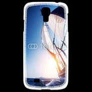 Coque Samsung Galaxy S4 Bateau et couché de soleil 50