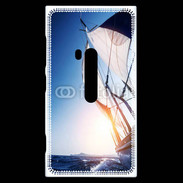 Coque Nokia Lumia 920 Bateau et couché de soleil 50