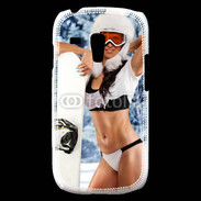 Coque Samsung Galaxy S3 Mini Charme et snowboard