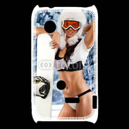 Coque Sony Xperia Typo Charme et snowboard