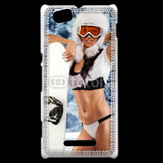 Coque Sony Xperia M Charme et snowboard