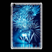 Coque iPadMini Feu d'artifice en noir et bleu