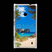 Coque Nokia Lumia 520 Vue de la mer bleue 10
