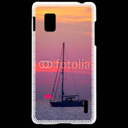 Coque LG Optimus G Couché de soleil en mer 50