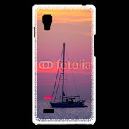 Coque LG Optimus L9 Couché de soleil en mer 50