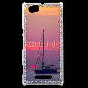 Coque Sony Xperia M Couché de soleil en mer 50