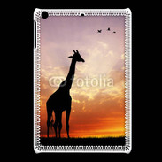 Coque iPadMini Girafe au couché de soleil