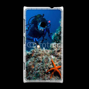 Coque Nokia Lumia 520 Plongeur en mer 10