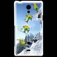 Coque Sony Xperia T Ski freestyle en montagne 20