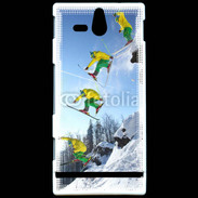 Coque Sony Xperia U Ski freestyle en montagne 20